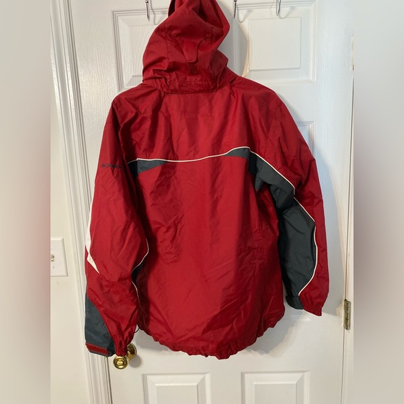 Columbia Women's Red Jacket Size Large With Removable Hood - Picture 2 of 8
